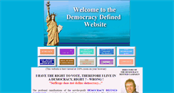 Desktop Screenshot of democracydefined.org